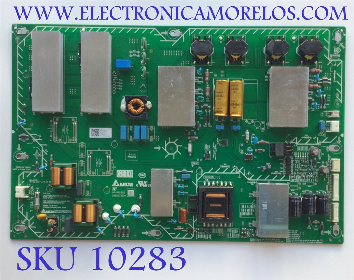 FUENTE DE PODER PARA TV SONY BRAVIA / NUMERO DE PARTE 101027711 / 1-010-277-11 / AP-P613AM A / 2955073704 / AP-P613AM / DISPLAY VA00DK1-QS1 REV.S1 / MODELO XR-100X92 / XR100X92